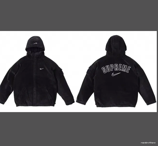 Hooded Cotton Arc M L S Corduroy Jacket Jacket XL Corduroy Black 0811